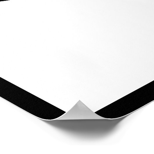 Calligrafie Black Roos Wedding Poster (Hoek)