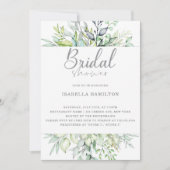 Calligrafie Botanisch Vrijgezellenfeest Kaart (Voorkant)