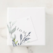 Calligrafie Botanische bruiloft Bedankjes Labels (In situ)