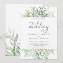 Calligrafie Botanische bruiloft