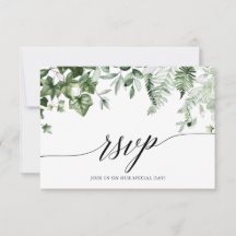 Calligrafie Botanische Ivy Greenery Wedding