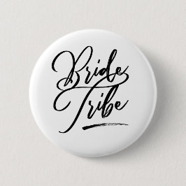 Calligrafie Bruiden stam elegant Ronde Button 5,7 Cm