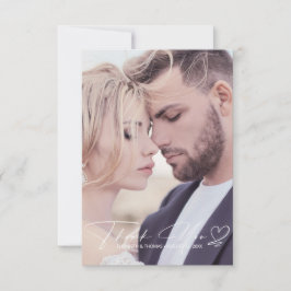 Calligrafie bruiloft Bedankt Mauve ID771