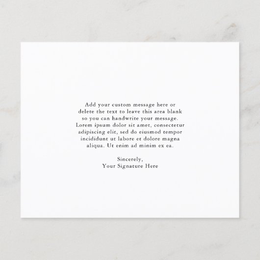 Calligrafie Budget Business Logo Hartelijk dank (Achterkant)