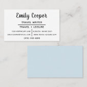 Calligrafie Business Card Visitekaartje (Voorkant / Achterkant)