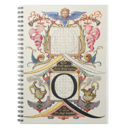 CALLIGRAFIE CALLIGRAPHY LETTER Q JORIS HOEFNAGEL B NOTITIEBOEK