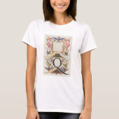 CALLIGRAFIE CALLIGRAPHY LETTER Q JORIS HOEFNAGEL B T-SHIRT (Voorkant)