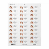 Calligrafie Cavalier King Charles Spaniel Dog Etiket (Full Sheet)