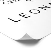 Calligrafie-ceremoniebord zonder stopcontact poster (Hoek)