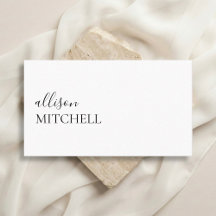 Calligrafie Chic Meisjesachtig Minimalistisch Wit