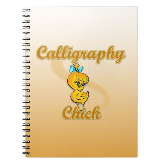 Calligrafie Chick Notitieboek (Voorkant)