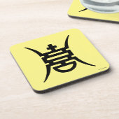 Calligrafie: Chinees Bier Onderzetter (Linkerzijde)