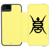 Calligrafie: Chinees Incipio iPhone Portemonnee Hoesje (Agenda Open)