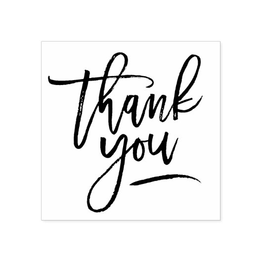 Calligrafie Dank u Rubber Stamp Rubberstempel (Afrduk)