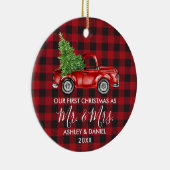 Calligrafie de heer Mrs. Keramisch Ornament (Rechts)