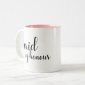 Calligrafie-dienstmeisje, brutale mok (Voorkant links)