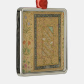 Calligrafie door de Iraanse meester Ali al-Mashhad Metalen Ornament (Rechts)