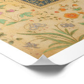 Calligrafie door de Iraanse meester Ali al-Mashhad Poster (Hoek)