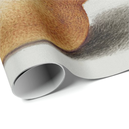 Calligrafie (Dragonfly, anjers en peren) Cadeaupapier (Rol Hoek)