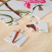 Calligrafie (Dragonfly, anjers en peren) Legpuzzel (Zijkant)