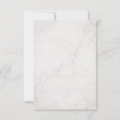 Calligrafie Drie Foto's Afstuderen Aankondiging (Achterkant)