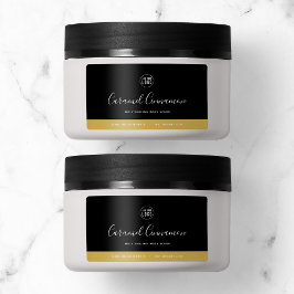 Calligrafie Editable Colors Contrast Product Etiket