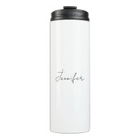 Calligrafie Elegant Black White Plain Simple Name