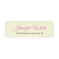Calligrafie Elegant Bold Retro Beige Roze
