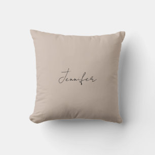 Calligrafie Elegant Plain Simple Name Kussen