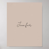 Calligrafie Elegant Plain Simple Name