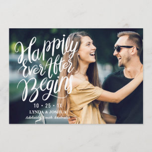 Calligrafie en fotobruiloft besparen de datumkaart save the date