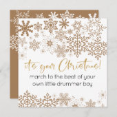 Calligrafie en SVG Snowflakes Het is jouw Kerstmis (Voorkant / Achterkant)