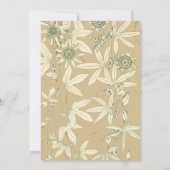 Calligrafie Faith Hope Love Wedding Invitation Kaart (Achterkant)