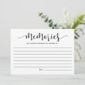 Calligrafie Favoriete Geheugen van de Kaart van de (Staand voorkant)