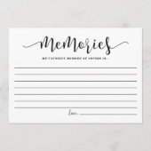 Calligrafie Favoriete Geheugen van de Kaart van de (Voorkant)