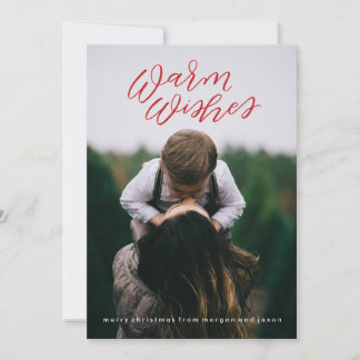 Calligrafie-feestdag fotokaart feestdagenkaart