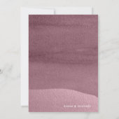 Calligrafie Floral Mauve ID771 (Achterkant)