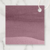 Calligrafie Floral Wedding Mauve ID771 Bedankjes Labels (Achterkant)