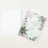 Calligrafie Floral Wedding Mauve ID771 Planner (Display)