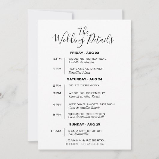 Calligrafie Formele Kaart voor weduwschap (Voorkant)