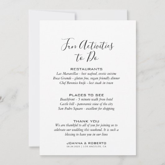 Calligrafie Formele Kaart voor weduwschap (Achterkant)