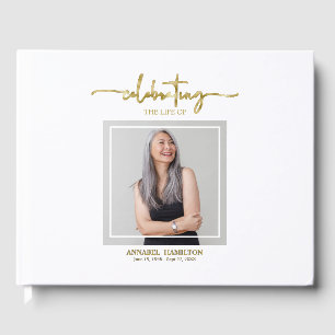 Calligrafie Foto Herdenking Gedenkwaardigheid Gastenboek