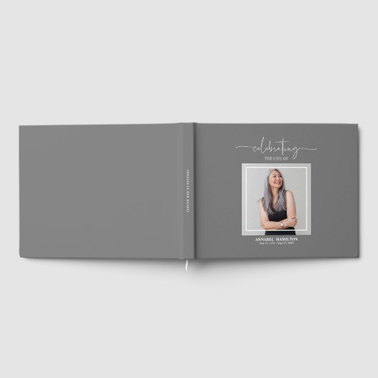 Calligrafie Foto Memorial Herdenking Guest Book Gastenboek (Volledig)