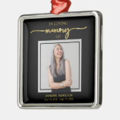 Calligrafie Foto Memorial Herdenking Metal Orna Metalen Ornament (Links)
