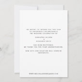 Calligrafie Foto Wedding verander de datum Save The Date (Achterkant)