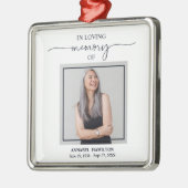 Calligrafie Fotoherdenking Metal Ornam Metalen Ornament (Links)