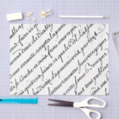 Calligrafie Frans Script-weefselpapier Tissuepapier (Craft)