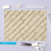 Calligrafie Frans Script-weefselpapier Tissuepapier (Craft)