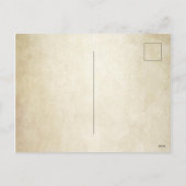 Calligrafie, gelaagd met handschrift columbine che feestdagenkaart (Achterkant)