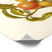 Calligrafie gelaste initiaal  planten ringlet poster (Hoek)